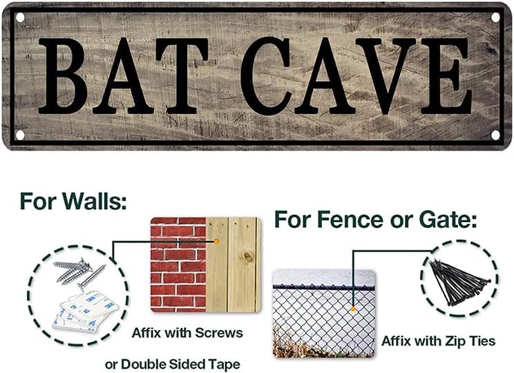 ETLOT Custom Rustic Sign, Personalized Decor Street Signs