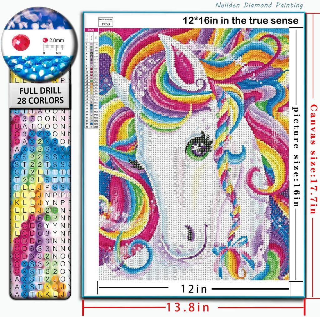 ERGOX 5D Diamond Painting Kits for Adults Round Full Drill Gem Embroidery Painting Arts Craft for Home Wall Decoration(12x16inch/30x40cm)