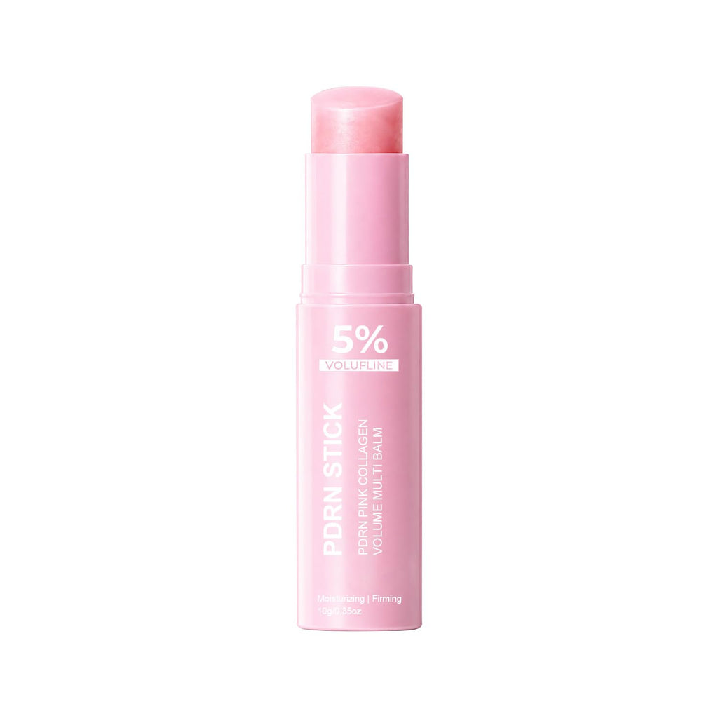 PDRN Pink Collagen Volume Multi Balm 2 PCS- Face & Body Plumping Stick with PDRN, NAD, Collagen for Under Eyes, Neck, Forehead, Smile Lines, Lips Firming, Radiance